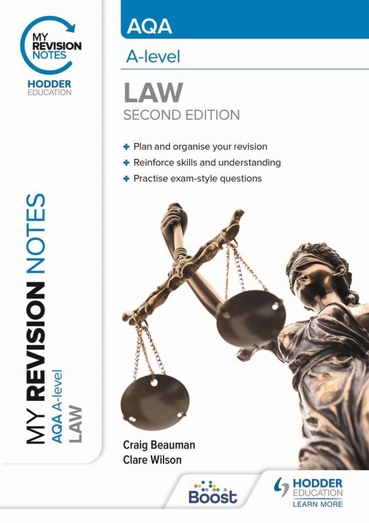 Produktbild: My Revision Notes: AQA A Level Law Second Edition