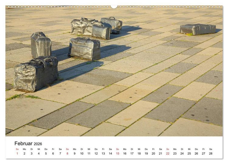 Produktbild: Wiesbaden Kunst in der &Ouml;ffentlichkeit (Wandkalender 2026 DIN A2 quer), CALVENDO Monatskalender