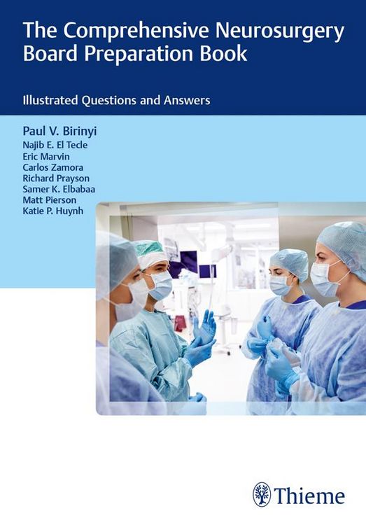 Produktbild: The Comprehensive Neurosurgery Board Preparation Book