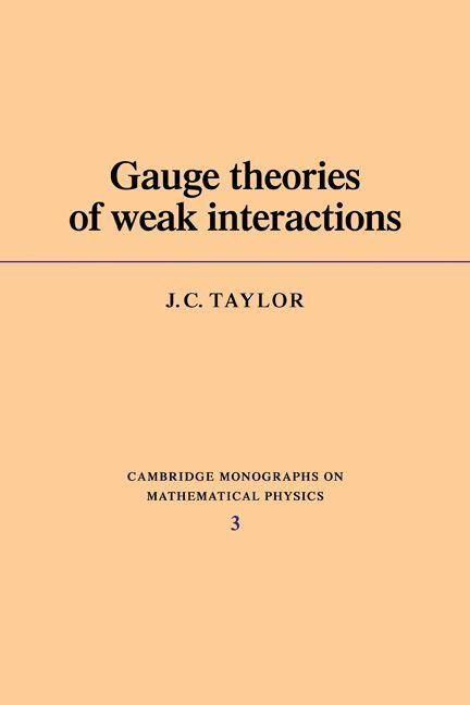 Produktbild: Gauge Theories of Weak Interactions