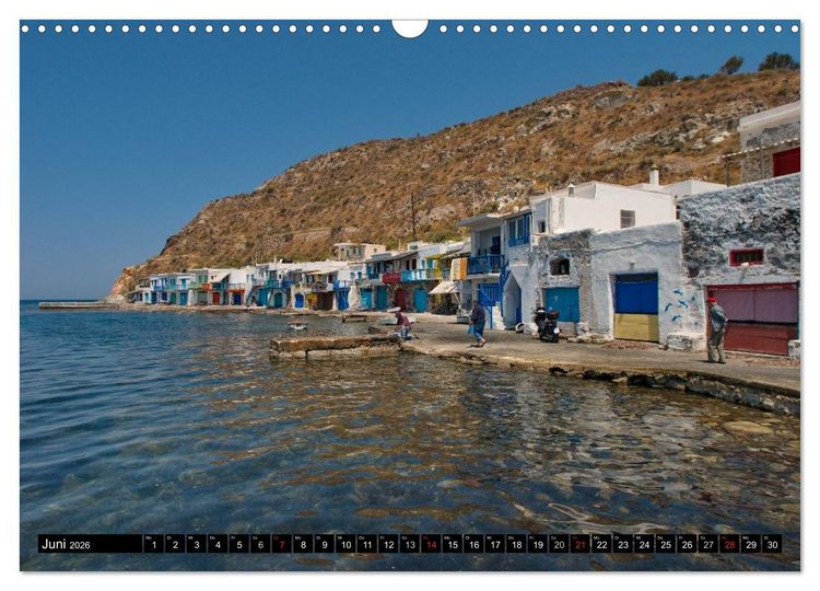 Produktbild: Milos, Insel der Farben (Wandkalender 2026 DIN A3 quer), CALVENDO Monatskalender
