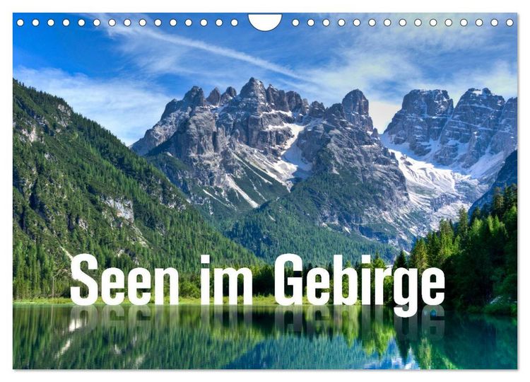 Produktbild: Seen im Gebirge (Wandkalender 2026 DIN A4 quer), CALVENDO Monatskalender