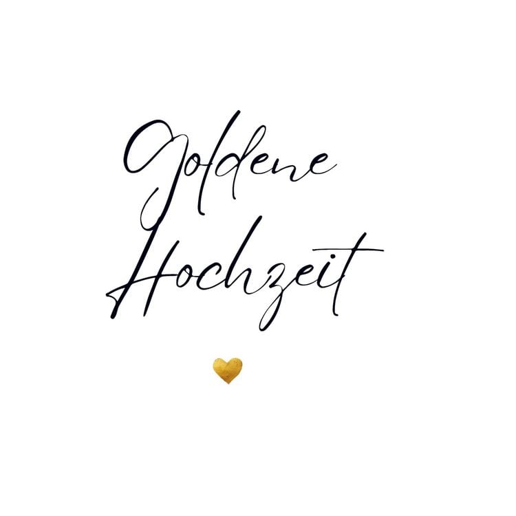 Produktbild: G&auml;stebuch "Goldene Hochzeit"- Premium G&auml;stebuch Blanko