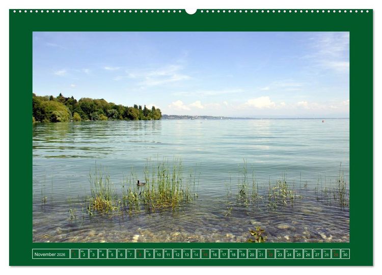 Produktbild: Impressionen vom sch&ouml;nen Bodensee (Wandkalender 2026 DIN A2 quer), CALVENDO Monatskalender