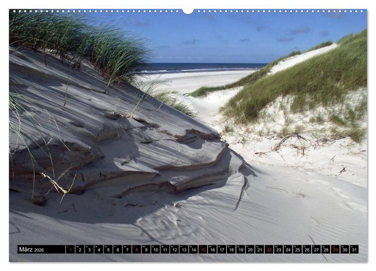 Produktbild: J&uuml;tland in D&auml;nemark - Von Henne Strand bis Blavand (Wandkalender 2026 DIN A2 quer), CALVENDO Monatskalender