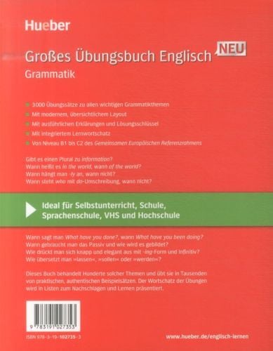 Produktbild: Gro&szlig;es &Uuml;bungsbuch Englisch Neu