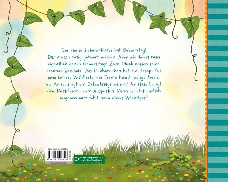 Produktbild: Der kleine Siebenschl&auml;fer 8: Die Geschichte vom kleinen Siebenschl&auml;fer, der endlich Geburtstag feiern wollte