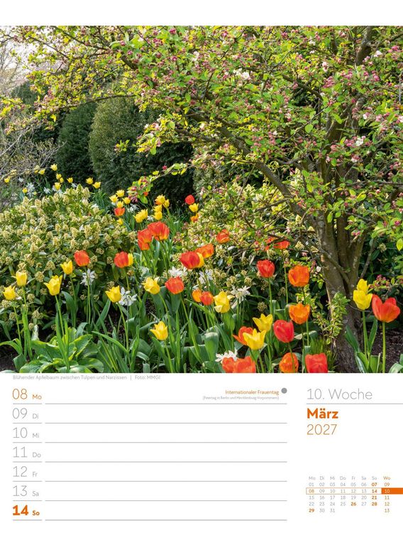 Produktbild: Gartengl&uuml;ck Wochenplaner Kalender 2027