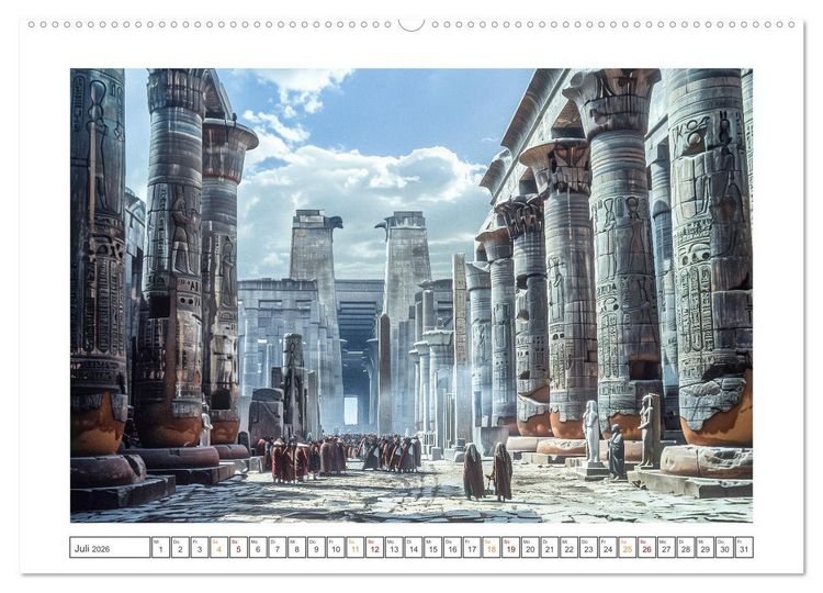 Produktbild: Im Schatten der Pyramiden (Wandkalender 2026 DIN A2 quer), CALVENDO Monatskalender