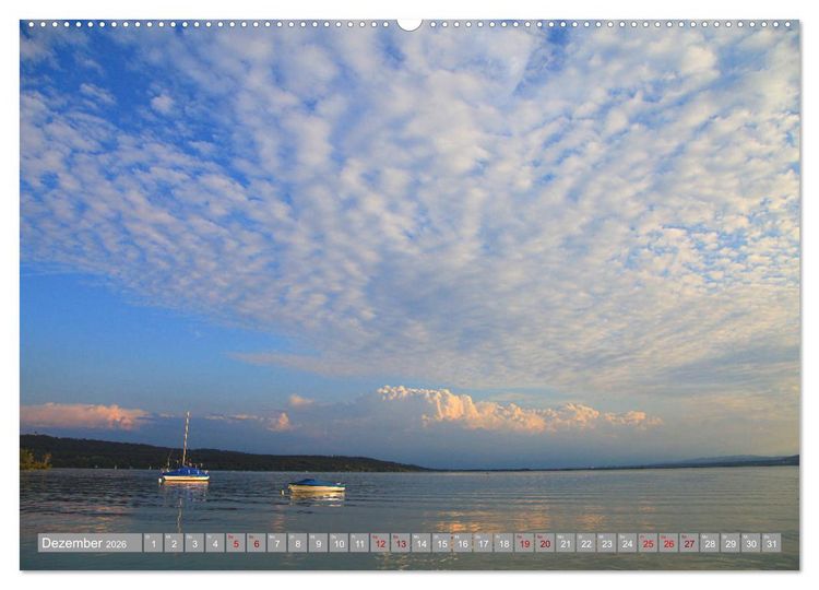 Produktbild: Mein Ammersee - am Ostufer entlang (hochwertiger Premium Wandkalender 2026 DIN A2 quer), Kunstdruck in Hochglanz