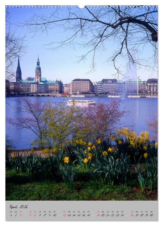 Produktbild: Hamburg - Eine Stadt mit vielen Gesichtern (Wandkalender 2026 DIN A2 hoch), CALVENDO Monatskalender