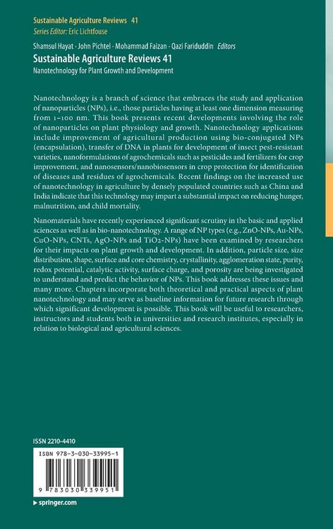 Produktbild: Sustainable Agriculture Reviews 41