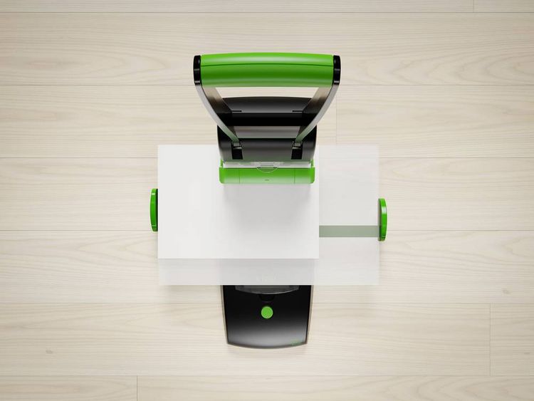 Produktbild: Novus Office 025-0651 Blocklocher 60-B2200RENEW Schwarz/Gr&uuml;n max. Einstellformat: DIN A4 200 Bl. (80 g/m&sup2;)