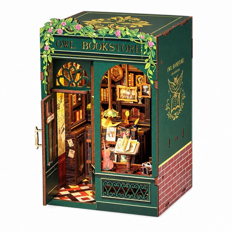 Produktbild: Book Nook DIY B&uuml;cherecke Owl Bookstore