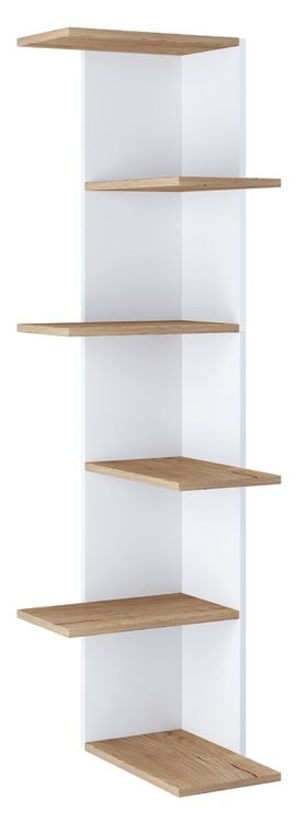 Produktbild: Holz Wandregal H&auml;ngeregal Eckregal Regal Balos XL