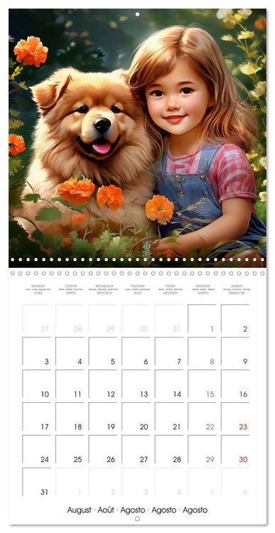 Produktbild: Children and Pets (Wall Calendar 2026 12 &times; 12 Inch) CALVENDO 12 Month Wall Calendar