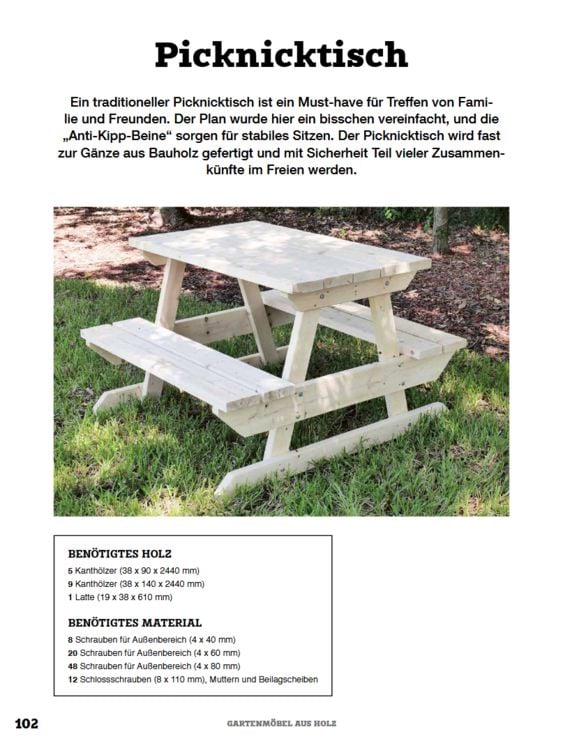 Produktbild: Gartenm&ouml;bel aus Holz