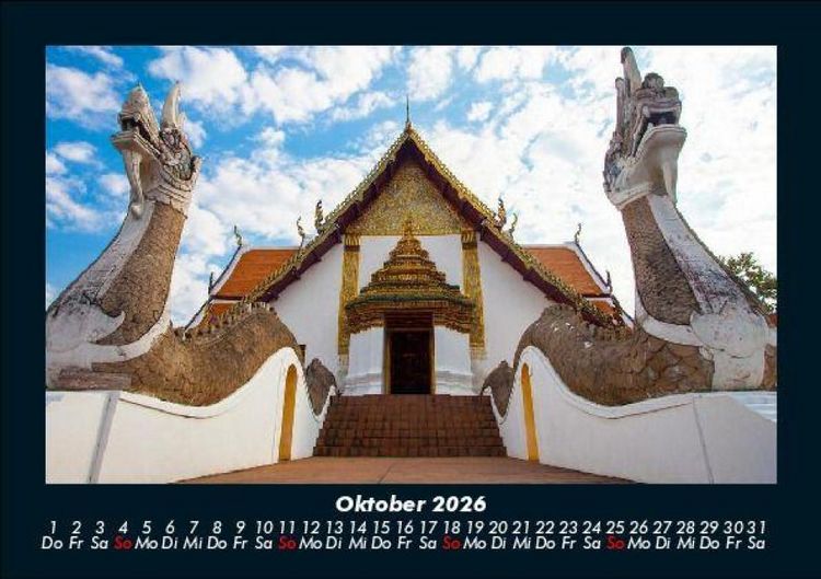 Produktbild: Tempel 2026 Fotokalender DIN A5