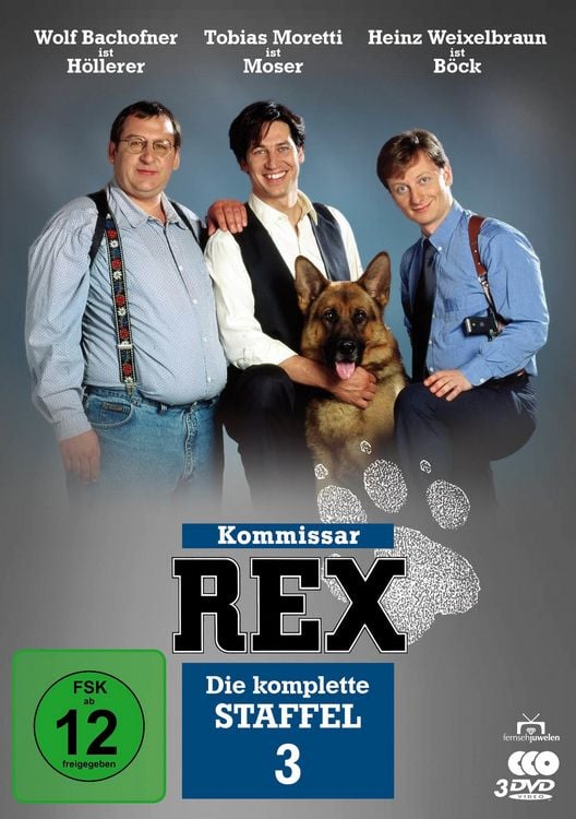 Produktbild: Kommissar Rex - Die komplette 3. Staffel (3 DVDs)