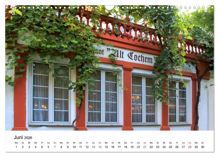 Produktbild: Cochem - Eine Perle an der Mosel (Wandkalender 2026 DIN A3 quer), CALVENDO Monatskalender