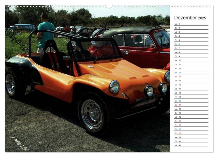 Produktbild: Buggys - die Kultautos der 80er (Wandkalender 2025 DIN A2 quer), CALVENDO Monatskalender