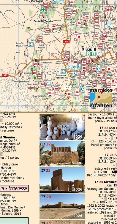 Produktbild: P10: Erfoud &ndash; Rissani &ndash; Tafilalet - Oued Ziz - Oued Gheris + GPS-Waypoints