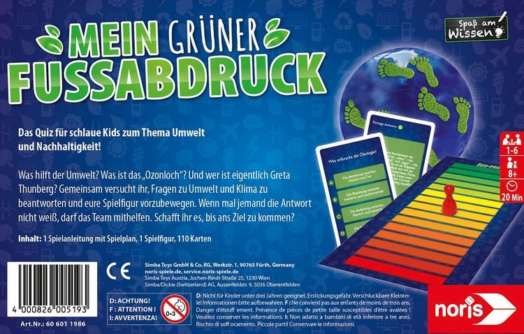 Produktbild: Mein gr&uuml;ner Fu&szlig;abdruck