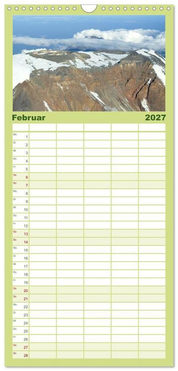 Produktbild: Familienplaner 2027 - Entdeckungen am Kilimandscharo mit 5 Spalten (Wandkalender, 21 x 45 cm) CALVENDO