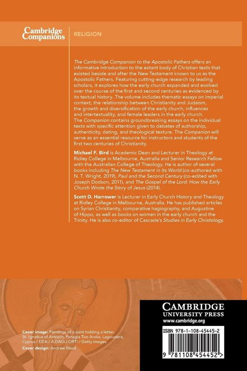 Produktbild: The Cambridge Companion to the Apostolic Fathers
