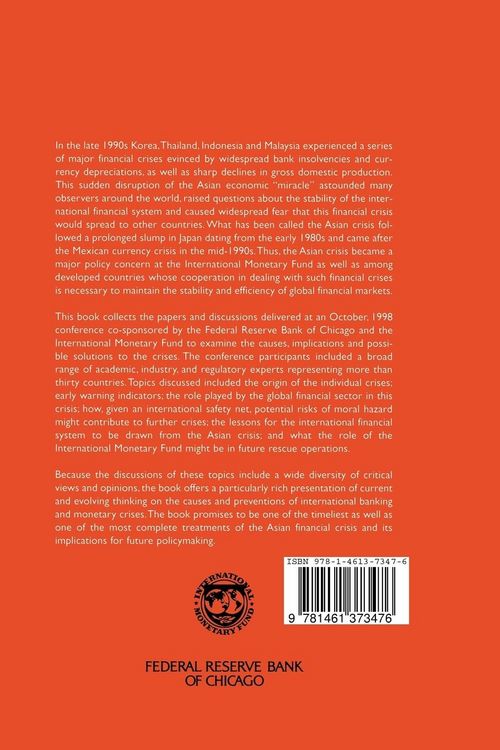 Produktbild: The Asian Financial Crisis: Origins, Implications, and Solutions