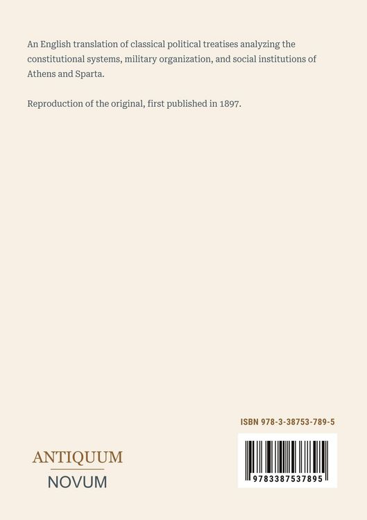 Produktbild: The Polity of the Athenians