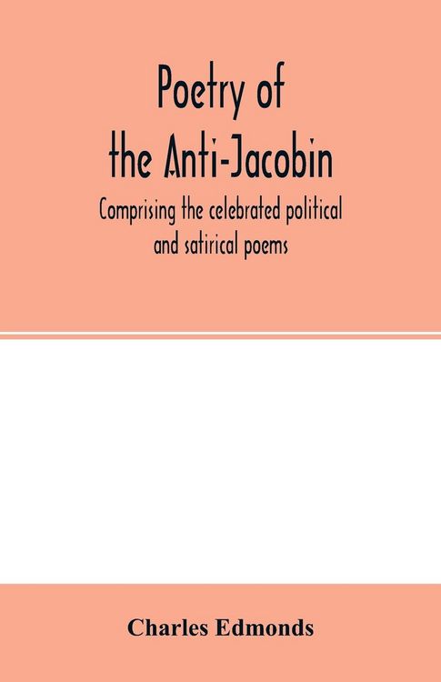 Produktbild: Poetry of the Anti-Jacobin