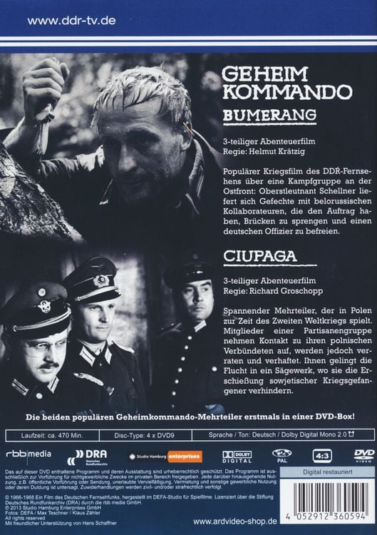 Produktbild: Geheimkommando Bumerang/Geheimkommando Ciupaga [4 DVDs]