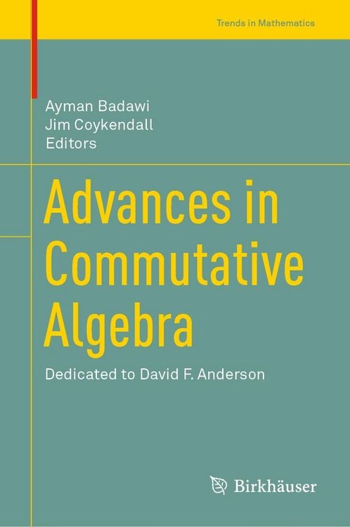 Produktbild: Advances in Commutative Algebra