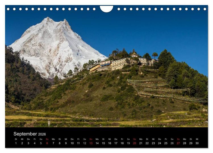Produktbild: Himalaya - Dach der Welt (Wandkalender 2026 DIN A4 quer), CALVENDO Monatskalender