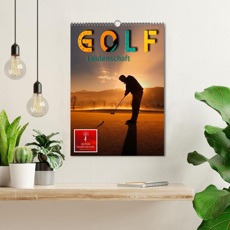 Produktbild: Golf Leidenschaft (Wandkalender 2026 DIN A3 hoch), CALVENDO Monatskalender