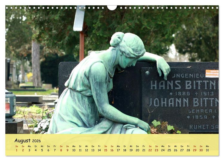 Produktbild: Am Zentralfriedhof in Wien (Wandkalender 2026 DIN A3 quer), CALVENDO Monatskalender