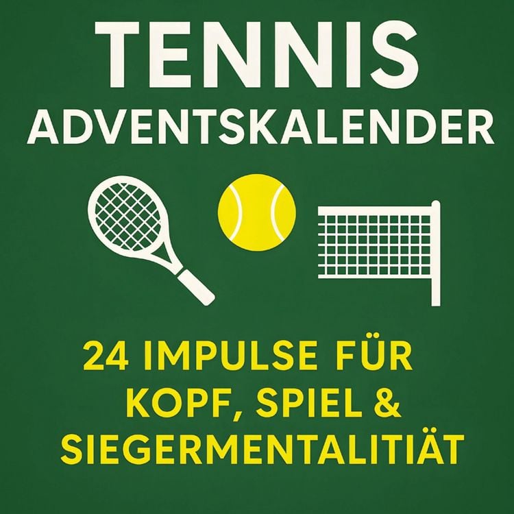 Produktbild: Tennis Adventskalender | 24 Impulse f&uuml;r Kopf, Spiel und Siegermentalit&auml;t