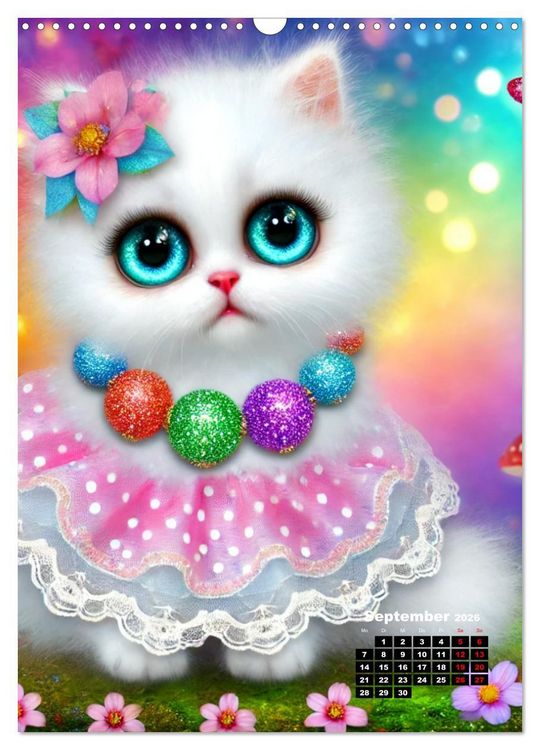 Produktbild: Miau Momente (Wandkalender 2026 DIN A3 hoch), CALVENDO Monatskalender