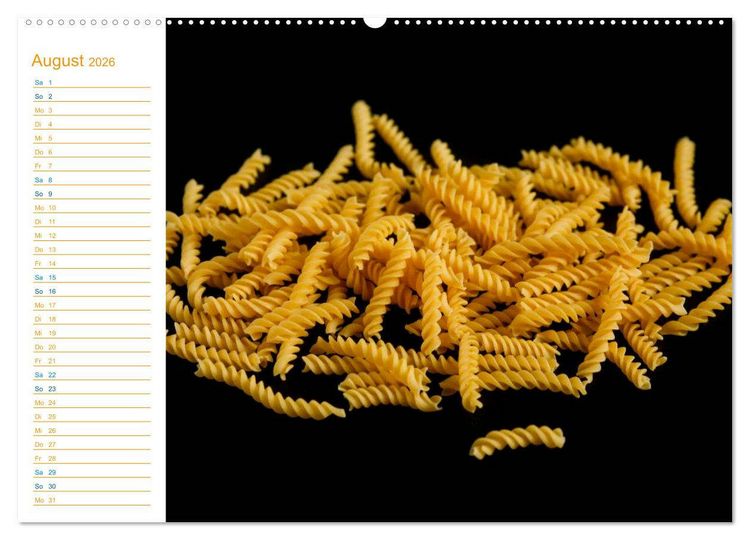Produktbild: Pasta (hochwertiger Premium Wandkalender 2026 DIN A2 quer), Kunstdruck in Hochglanz