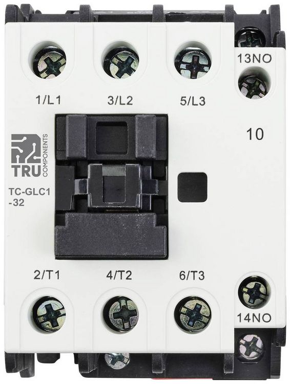 Produktbild: TRU COMPONENTS TC-GLC1-32 230V Sch&uuml;tz 3 Schlie&szlig;er 15kW 230 V/AC 32A 1St.