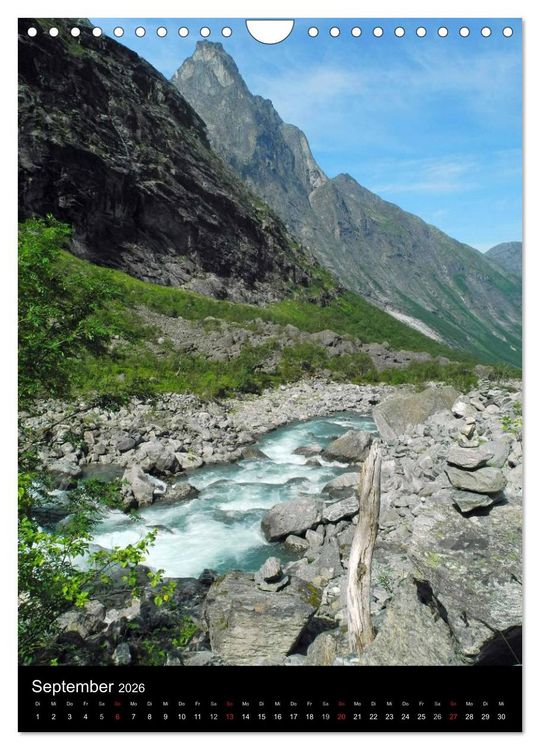 Produktbild: Paradiesisches Norwegen (Wandkalender 2026 DIN A4 hoch), CALVENDO Monatskalender