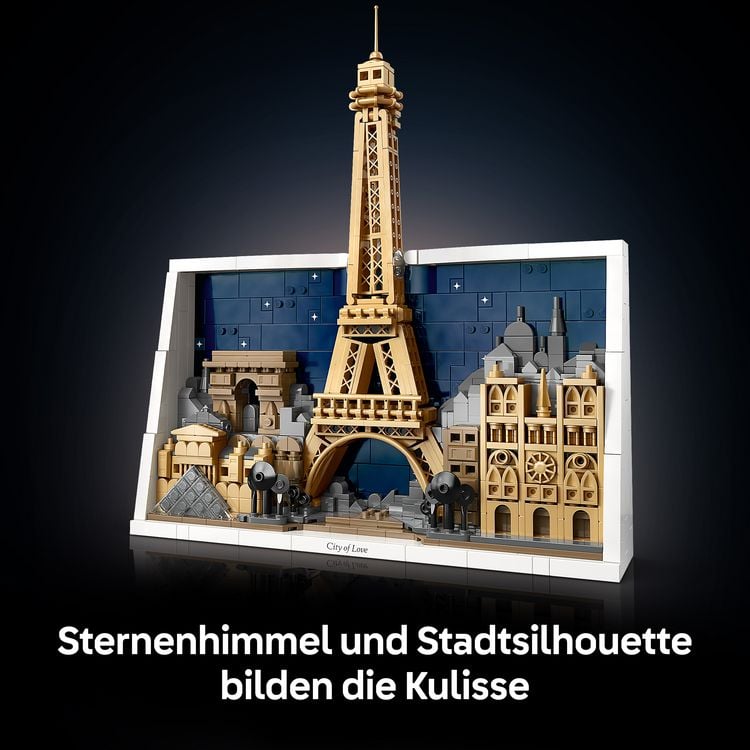 Produktbild: LEGO Architecture 21064 Paris &ndash; Stadt der Liebe, Wanddeko f&uuml;r Erwachsene