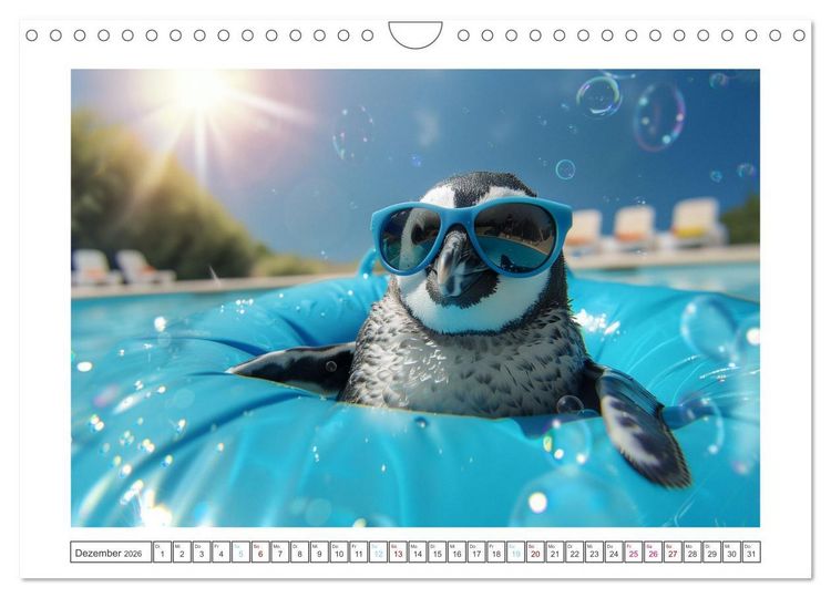Produktbild: Hei&szlig;er Sommer (Wandkalender 2026 DIN A4 quer), CALVENDO Monatskalender