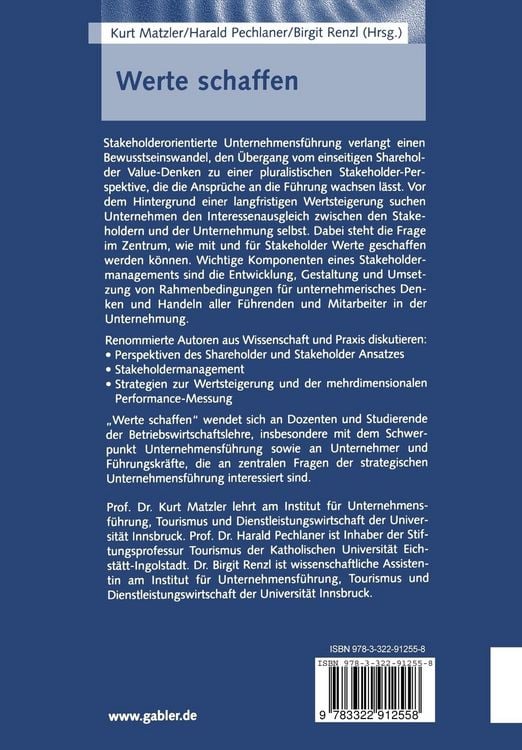 Produktbild: Werte schaffen