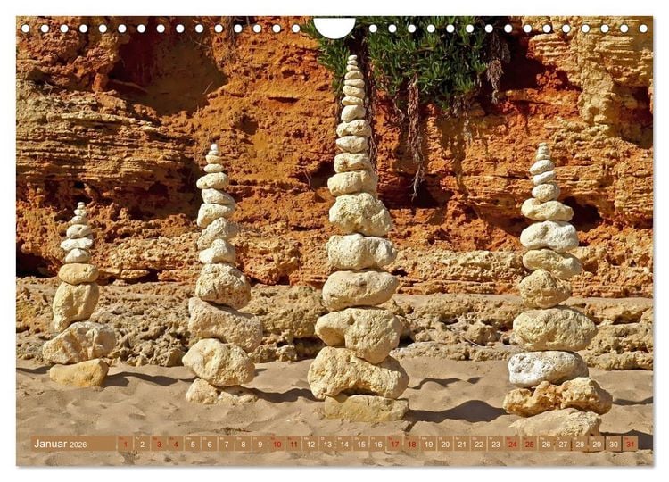Produktbild: Balance des Steins (Wandkalender 2026 DIN A4 quer), CALVENDO Monatskalender