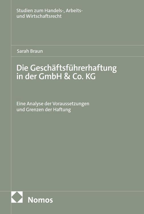 Produktbild: Die Gesch&auml;ftsf&uuml;hrerhaftung in der GmbH & Co. KG