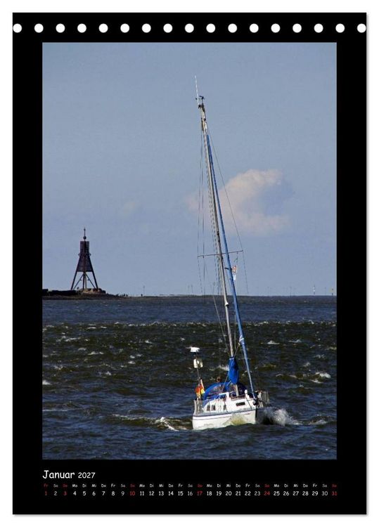 Produktbild: Cuxhaven (Tischkalender 2027 DIN A5 hoch), CALVENDO Monatskalender