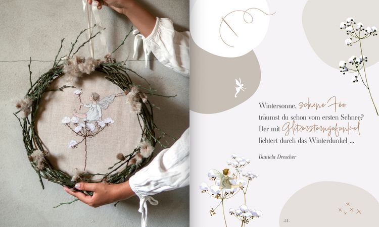 Produktbild: Liebevolle Stickereien nach Motiven von Daniela Drescher