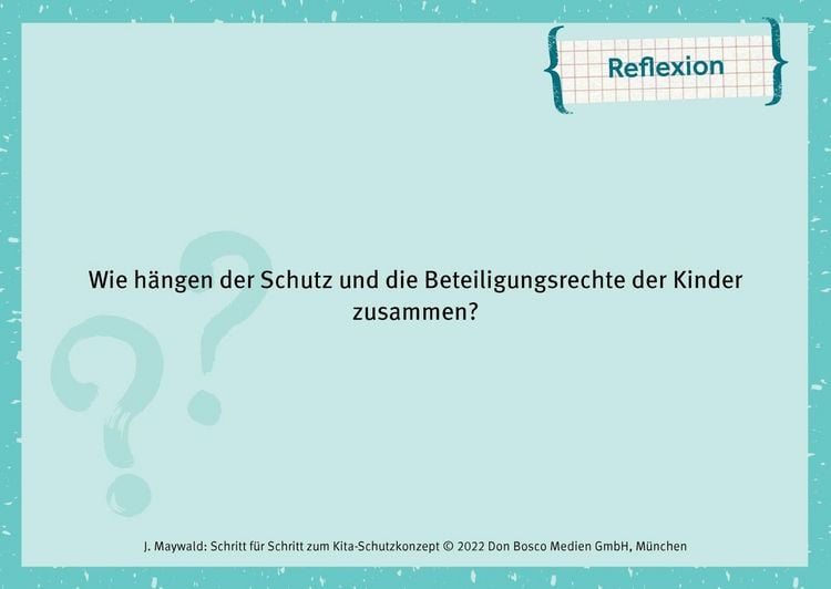 Produktbild: Kinderschutz: Schritt f&uuml;r Schritt zum Kita-Schutzkonzept